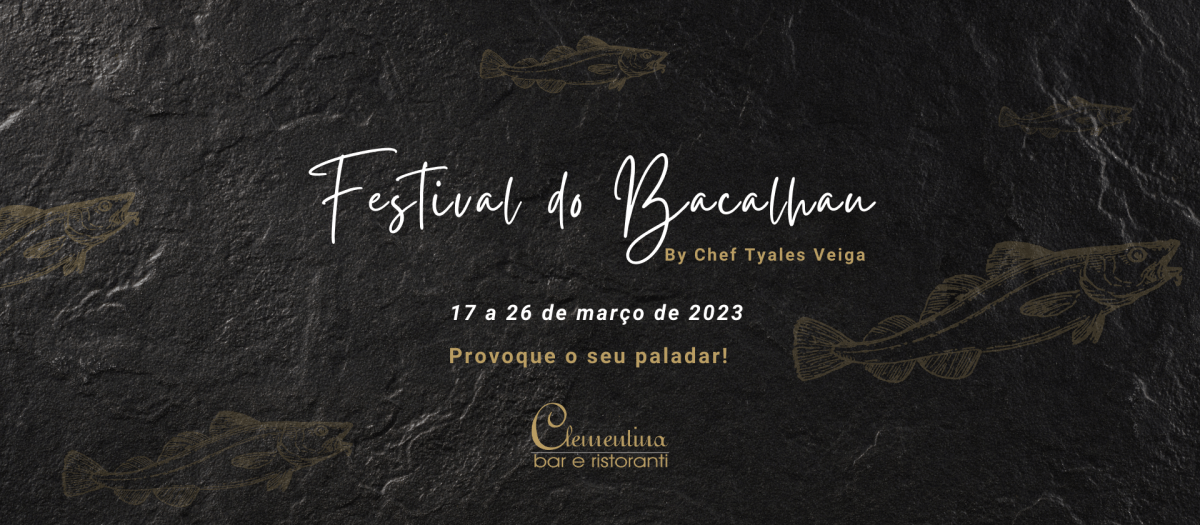 Center Convention participa de mais um festival gastronômico do Clementina: bacalhau é a estrela da edição