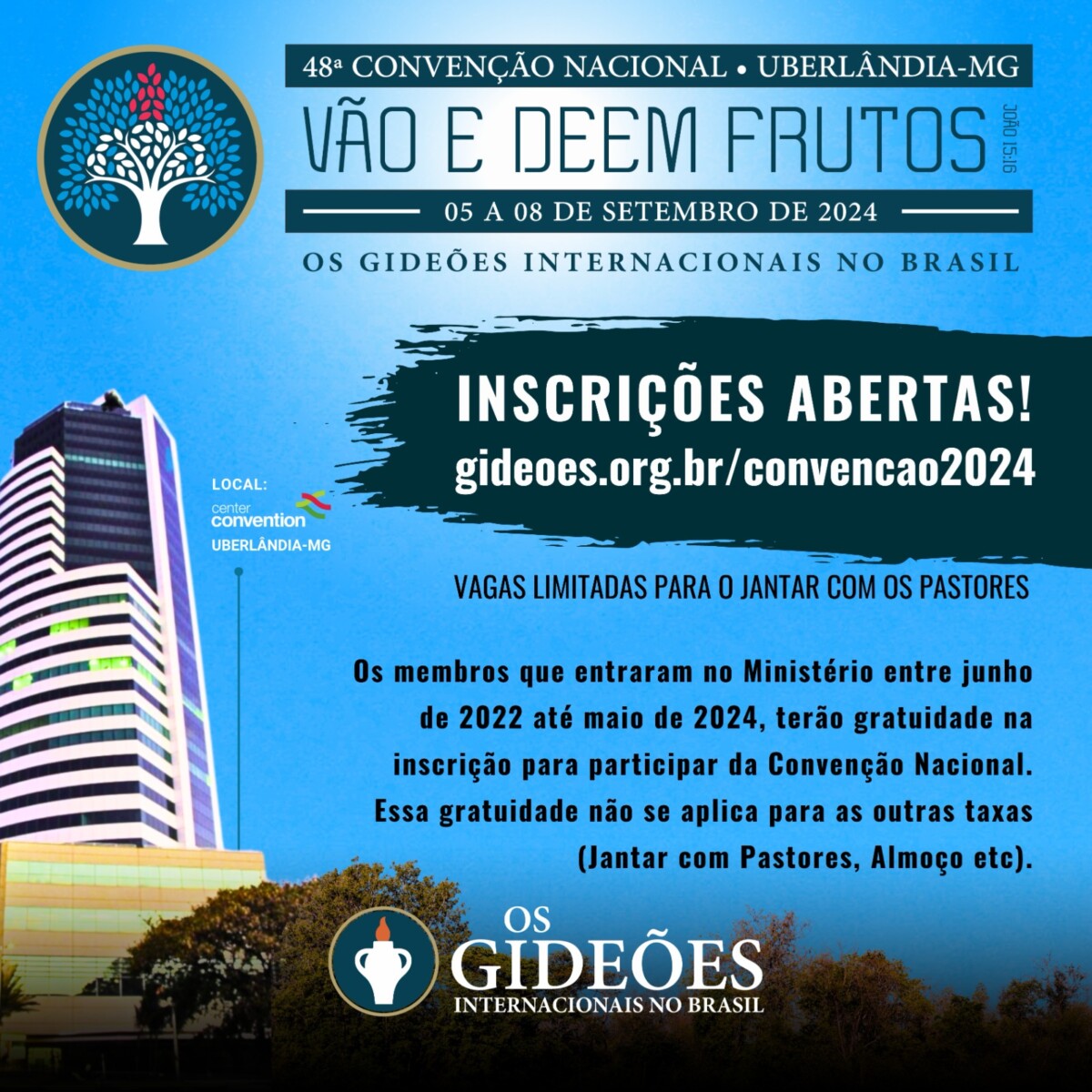 48ª Convenção Nacional de Os Gideões Internacionais no Brasil - Edição Uberlândia, Minas Gerais