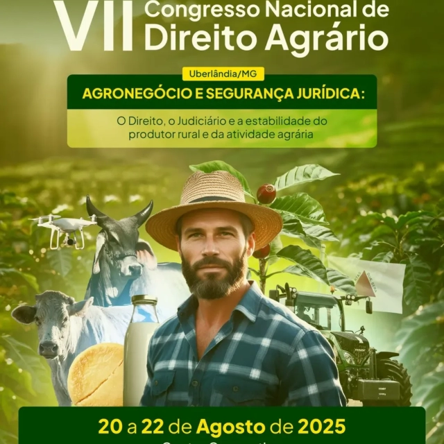 VII Congresso Nacional de Direito Agrário 2025 - Uberlândia/MG