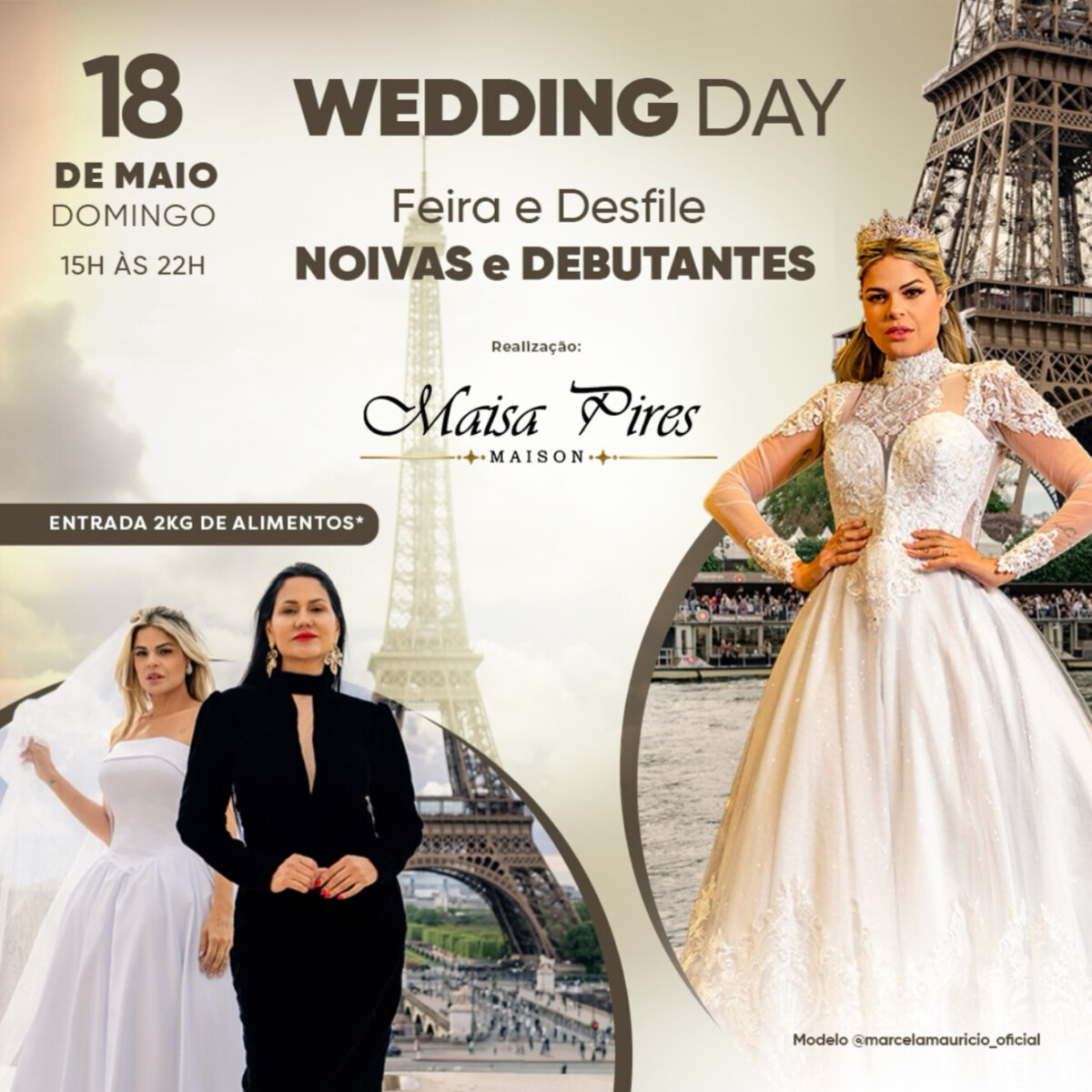 Wedding Day: Feiras e Desfile para Noivas e Debutantes - Maísa Pires Ateliê