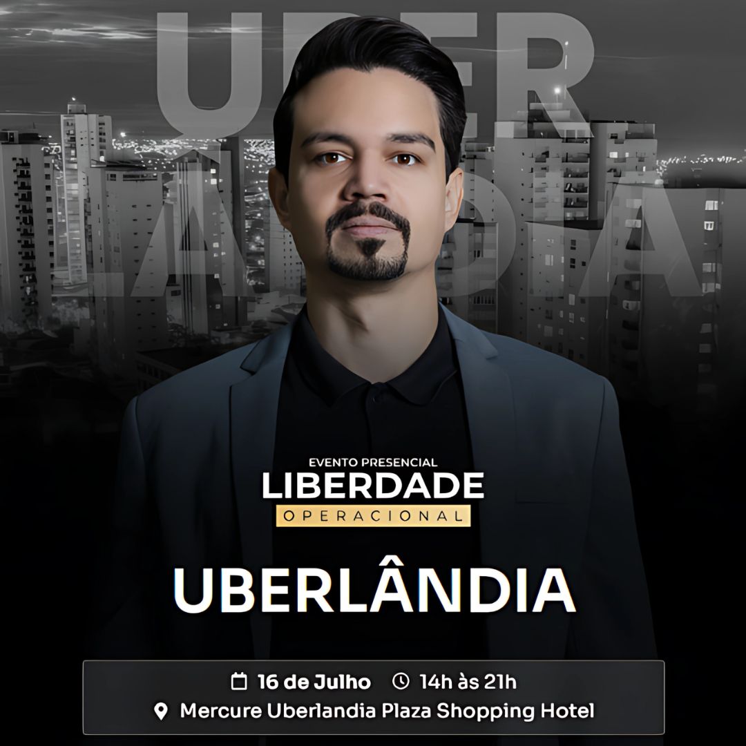 Evento em Uberlândia - Liberdade Operacional com Lucas Miguel