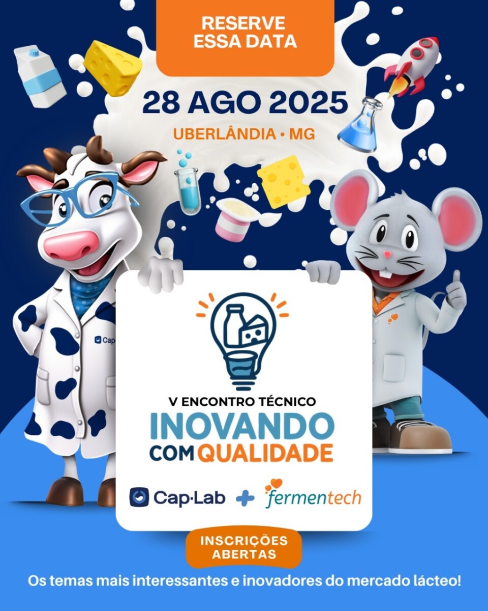 V Encontro Técnico: Inovando com Qualidade – Cap-lab e Fermentech no Center Convention em Uberlândia