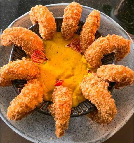 Camarão Empanado