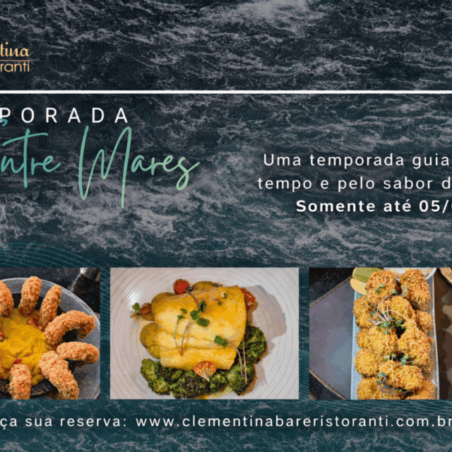 Temporada Entre Mares do Clementina Bar e Ristoranti traz menu especial de Quaresma em Uberlândia