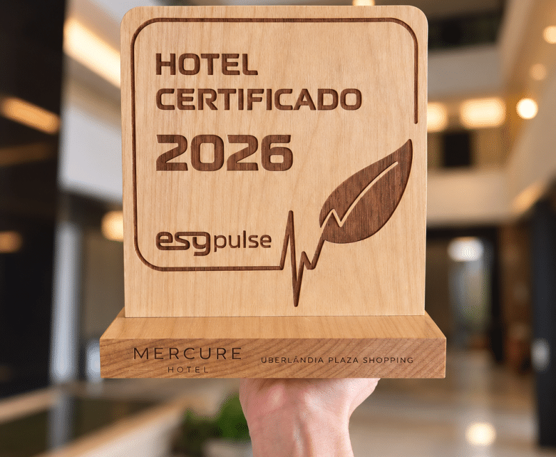 Mercure Uberlândia conquista Certificação ESG Pulse: conheça práticas sustentáveis do hotel